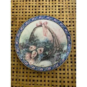 Tulips and Lilacs, Third issue in the Lena Lui Basket Bouquets Plate Collection